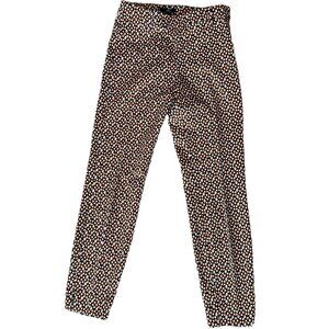 H&M Multicolor Geometric Tapered Women's Pants Size 2